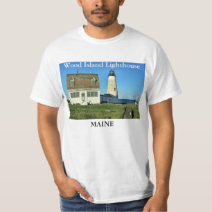 Phare de Wood Island, T-Shirt Maine