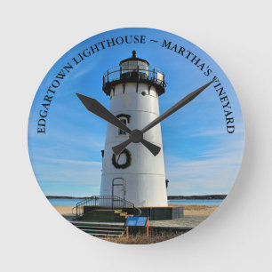 Phare d'Edgartown, horloge ronde du Massachusetts
