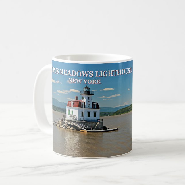 Phare d'Esopus Meadows, New York Mug (Devant gauche)