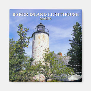 Phare d'île de Baker, aimant du Maine