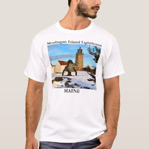 Phare d'île de Monhegan, T-shirt du Maine