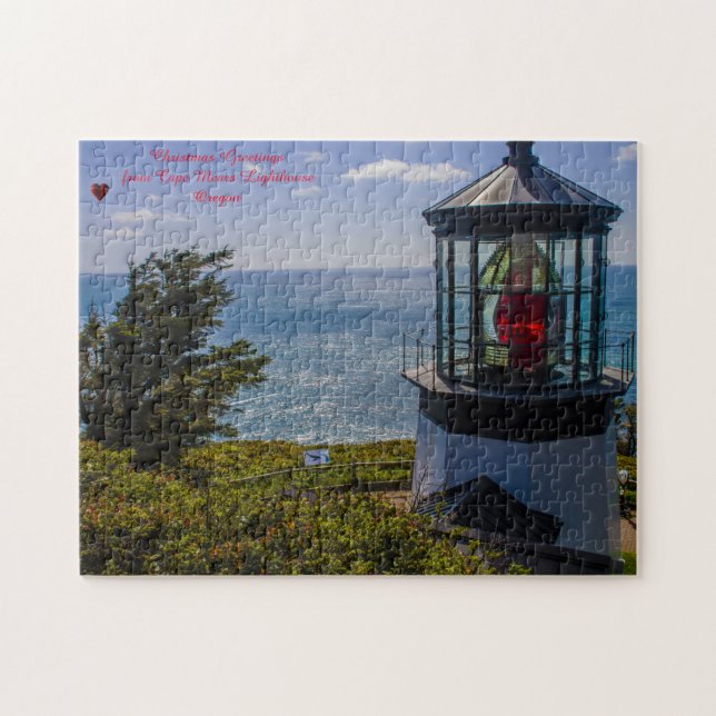 Phare du cap Mears Oregon.  Puzzle (Horizontal)