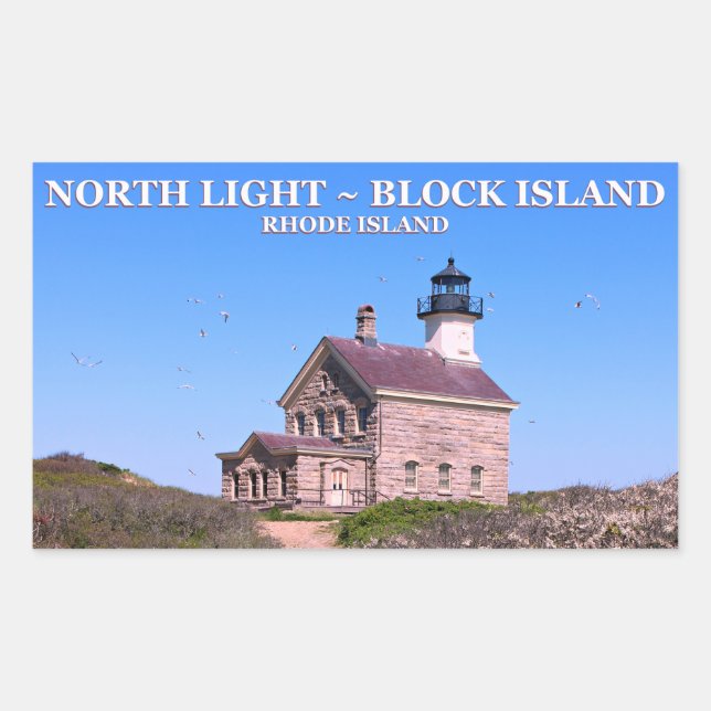 Phare du Nord, Block Island Stickers RI (Devant)