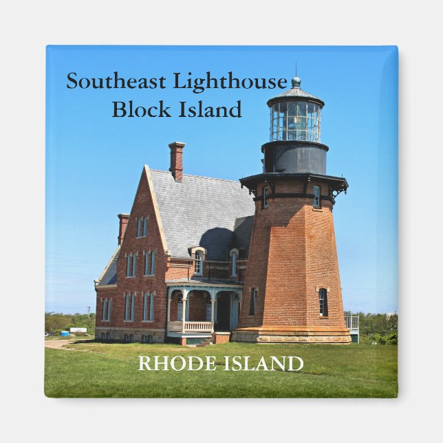 Phare du sud-est, Block Island RI Magnet (Devant)