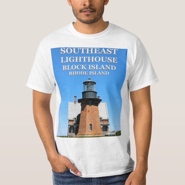 Phare du sud-est, île Block, T-Shirt RI (Devant)
