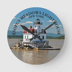 Phare Esopus Meadows, horloge murale de New York