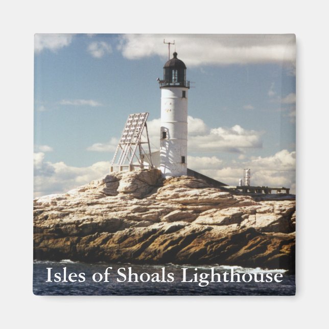 Phare Isles of Shoals, New Hampshire Magnet (Devant)