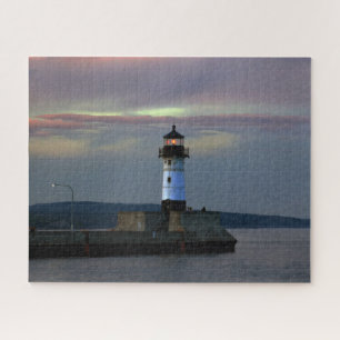 Phare, Lac Supérieur Jigsaw Puzzle