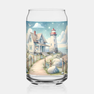 Phare Pastel de Rêve au Bord de la Mer