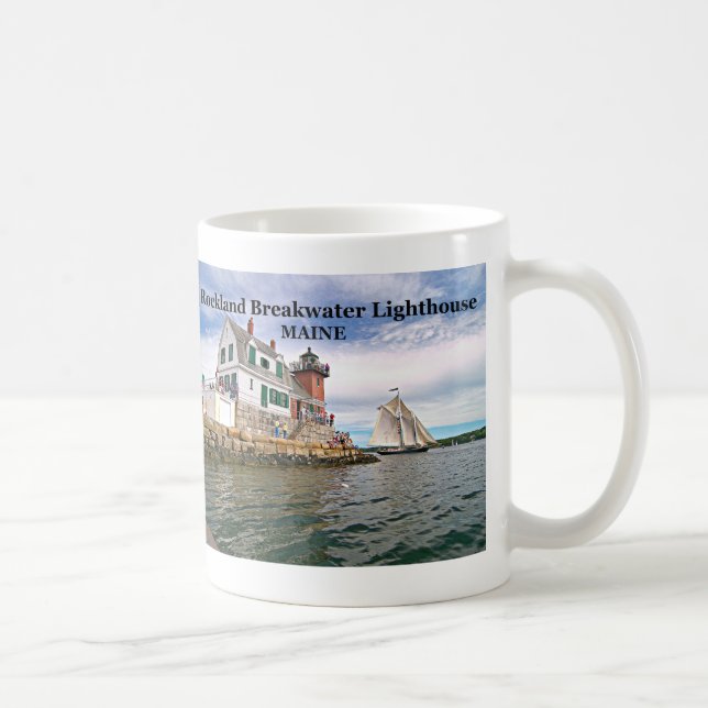 Phare Rockland Breakwater, Maine Mug (Droite)
