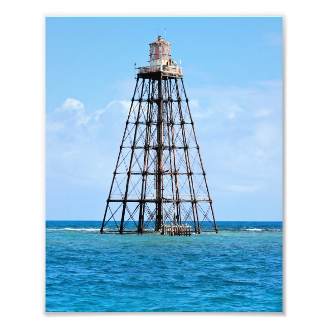 Phare Sand Key, Floride Photo Print (Devant)