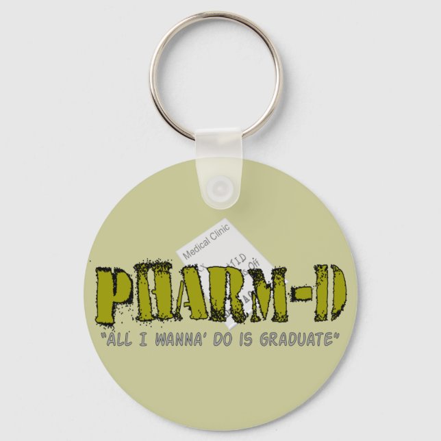 Pharm-D (Pharmacy Student) Geschenke Schlüsselanhänger (Vorderseite)