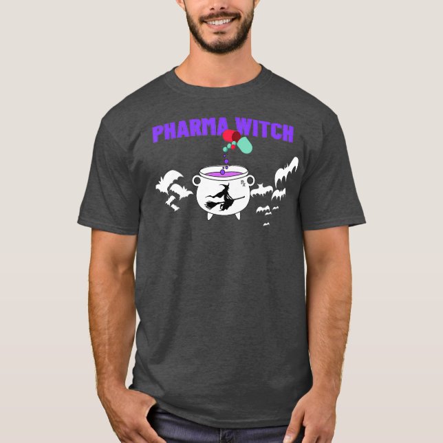 Pharma Witch Funny Pharmacy Gift T-Shirt (Vorderseite)