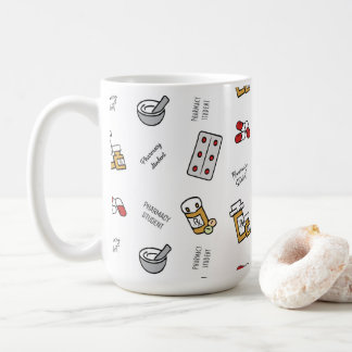 Pharmacie Étudiants icônes café Mug