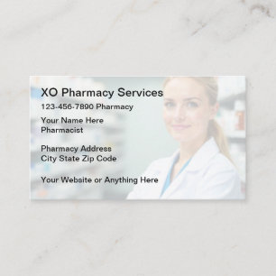 Pharmacie Pharmaciens Cartes de visite Design