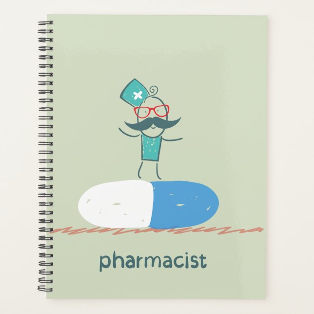 Pharmacien sur tablette (Devant)