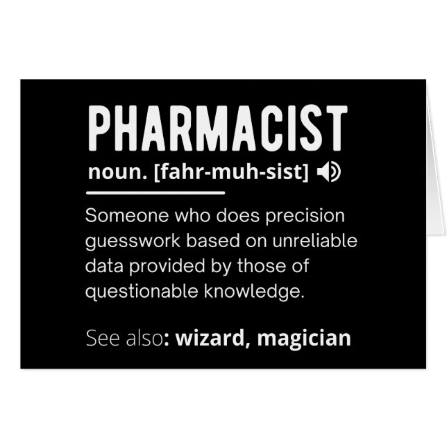 pharmacist (Vorderseite (Horizontal))