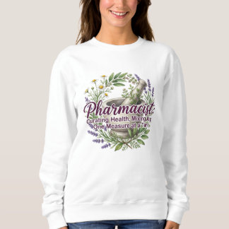 Pharmacist Curating Health Apothecary Botanical Sweatshirt