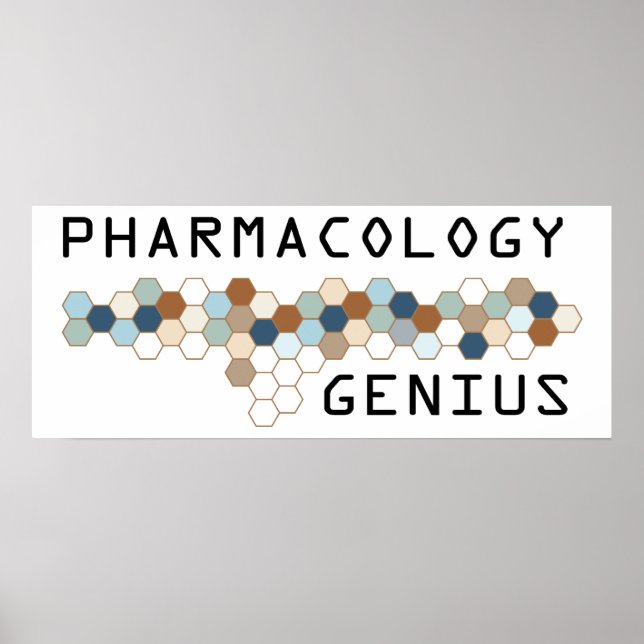 Pharmacology Genius Poster (Vorne)