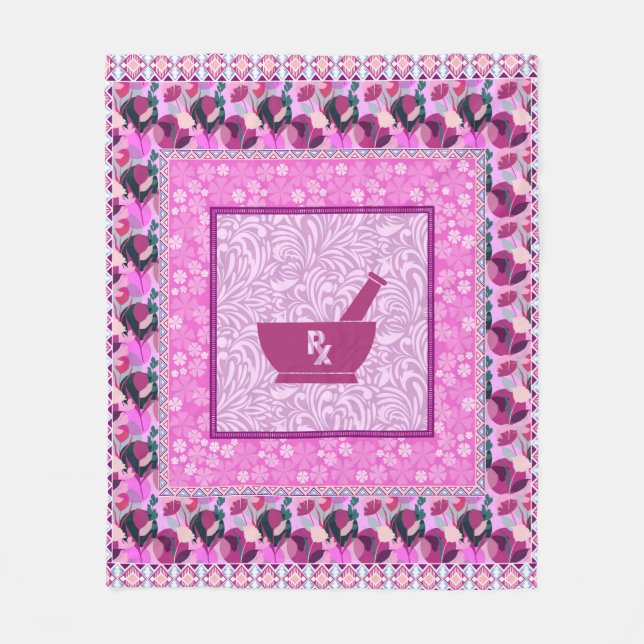 Pharmacy Blume Pharmacy Tech Pills Fleecedecke (Vorderseite)