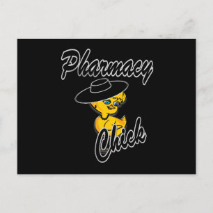 Pharmacy Chick #4 Postkarte