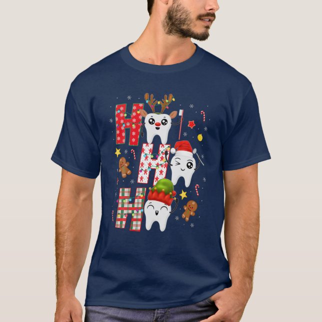 Pharmacy Crew Matching Christmas Pills Santa Elf R T-Shirt (Vorderseite)