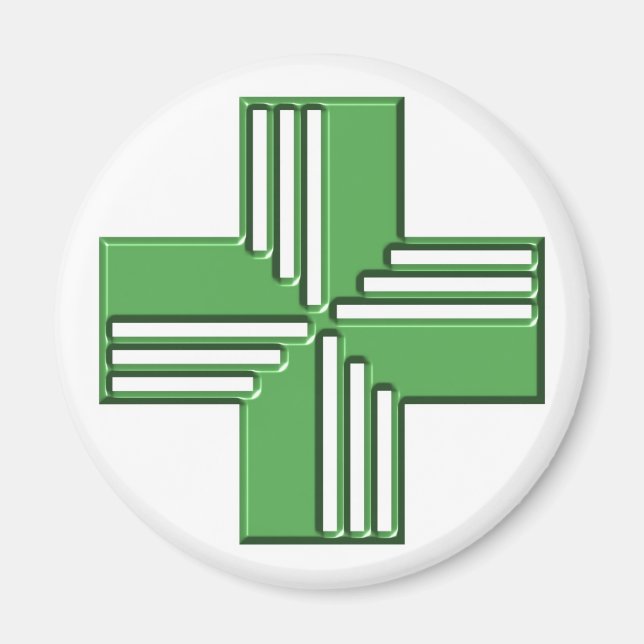 Pharmacy Cross Magnet (Vorne)