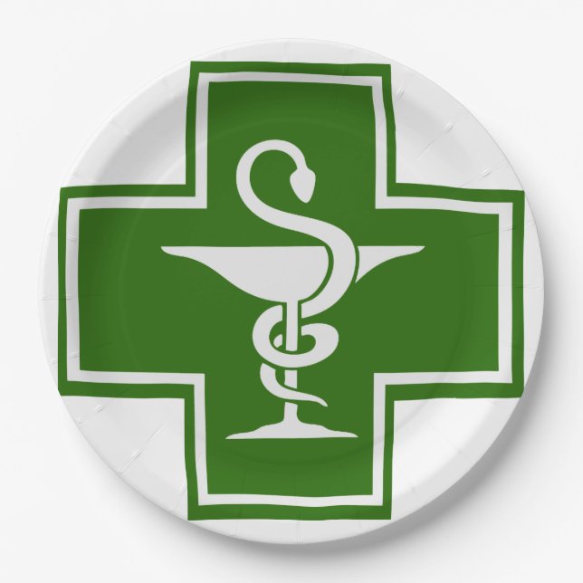 Pharmacy-Party/Abschluss Pappteller (Vorderseite)