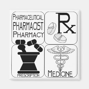 Pharmacy Pharmacist LOGO Magnet