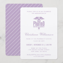 Pharmacy PharmD Pharmacy Abschluss Einladung