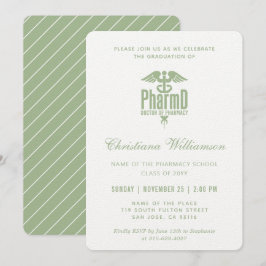 Pharmacy PharmD Pharmacy Abschluss Einladung