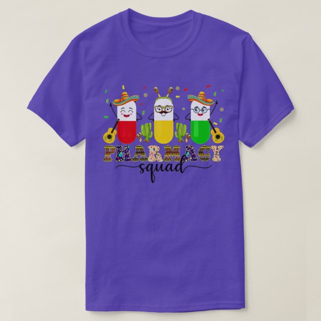 Pharmacy Squad Mexico Lover Cin T-Shirt (Design vorne)