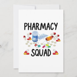 Pharmacy Squad T - Shirt Einladung