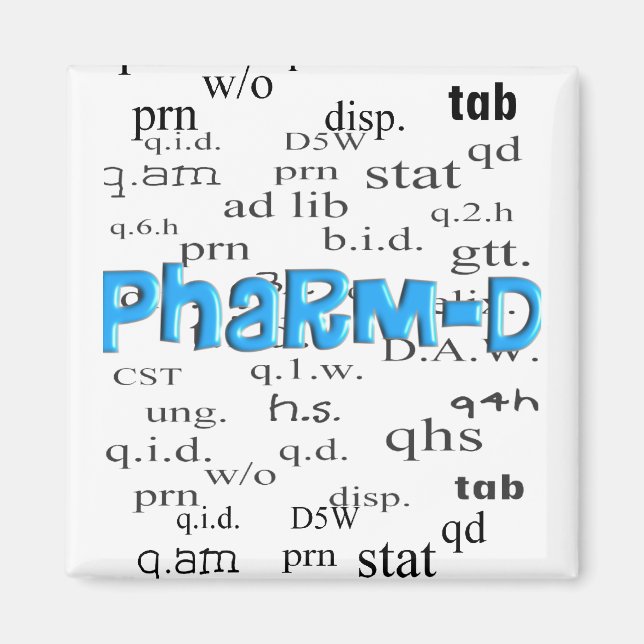 Pharmacy Student Pharm-D Geschenke Magnet (Vorne)