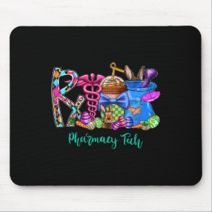 Pharmacy Tech Coffee Bunny Osterday Pharma T Mousepad