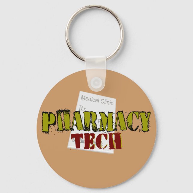 Pharmacy Tech-Geschenke mit verschreibungspflichti Schlüsselanhänger (Vorderseite)