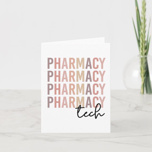 Pharmacy Tech | Pharmazeutischer Unternehmer Karte (Vorderseite)