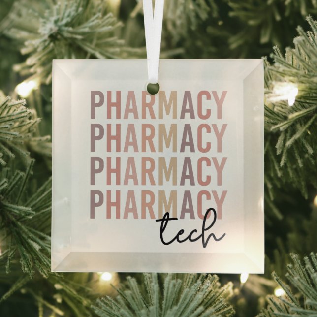 Pharmacy Tech | Pharmazeutischer Unternehmer Ornament Aus Glas (Insitu)