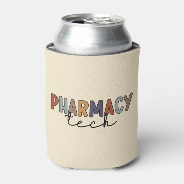 Pharmacy Tech Retro Pharmacy Technique Dosenkühler (Kanne Vorderseite)