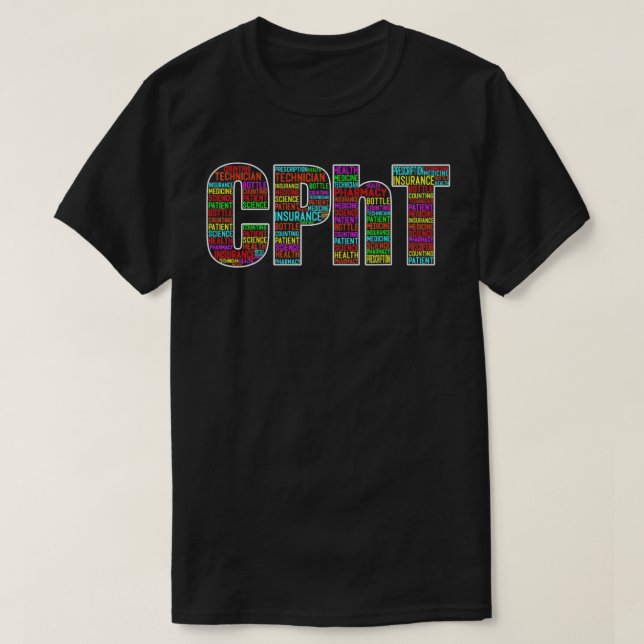 Pharmacy Tech Technician Pharmaceutical Student CP T-Shirt (Design vorne)