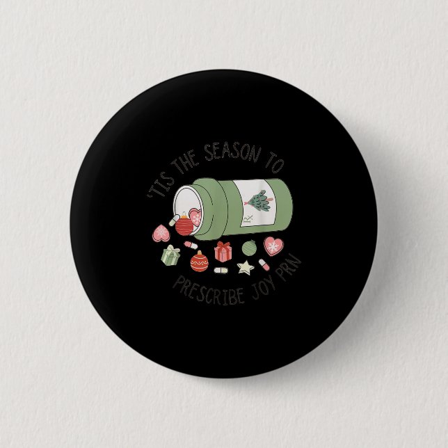 Pharmacy Technician Christmas Pharmacy Graduation  Button (Vorderseite)