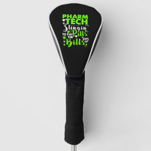 Pharmacy Technician Funny Shirt Golf Headcover