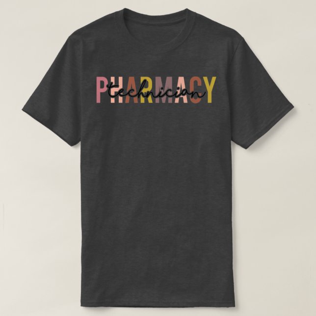 Pharmacy Technician Pharmacology Study Gift T-Shirt (Design vorne)