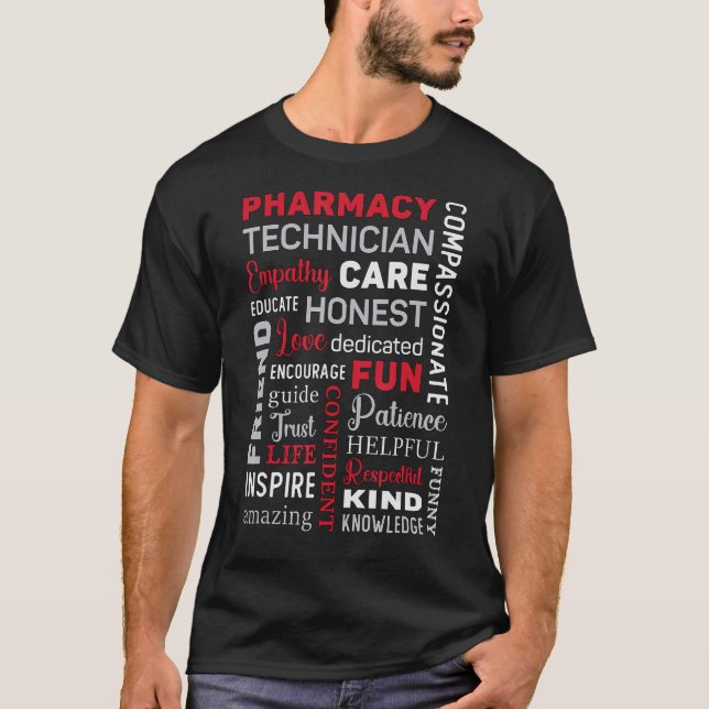 Pharmacy Technician Pharmacy Tech Technician Pharm T-Shirt (Vorderseite)