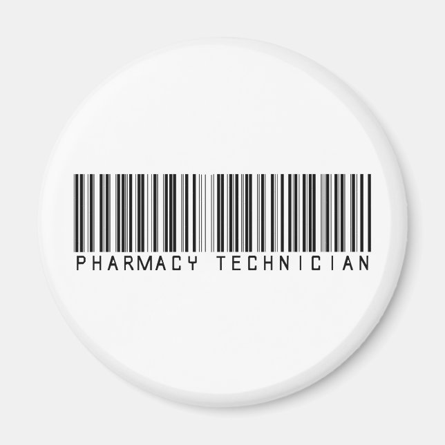 Pharmacy Technique Bar Code Magnet (Vorne)