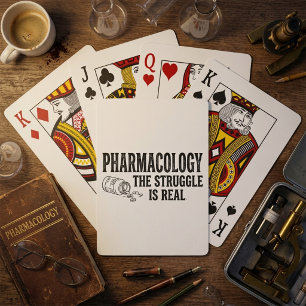 Pharmakologie Der Kampf ist echt lustig Apotheke Spielkarten