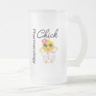 Pharmakologie-Küken Mattglas Bierglas