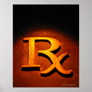 Pharmakologie-Symbol Poster