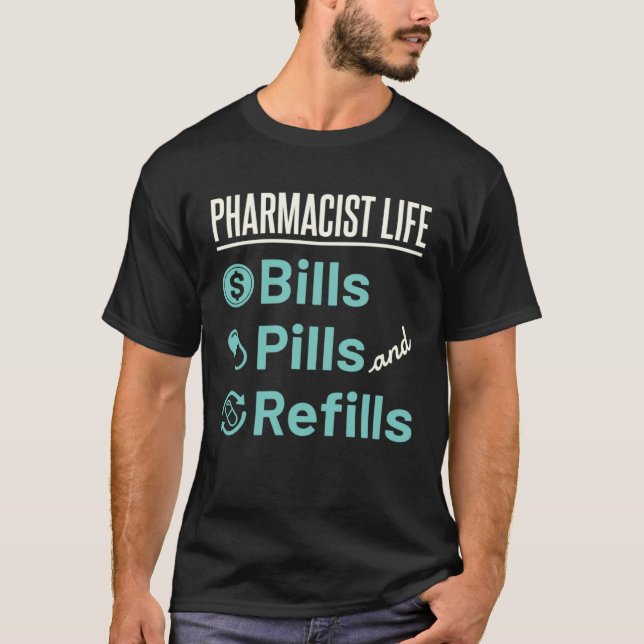 Pharmakotherapeutische Gruppe Spaß Tabletten Nachf T-Shirt (Vorderseite)
