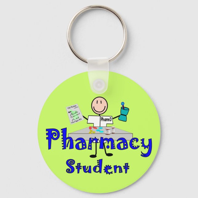 Pharmazeutische Geschenke für Studierende Schlüsselanhänger (Vorderseite)